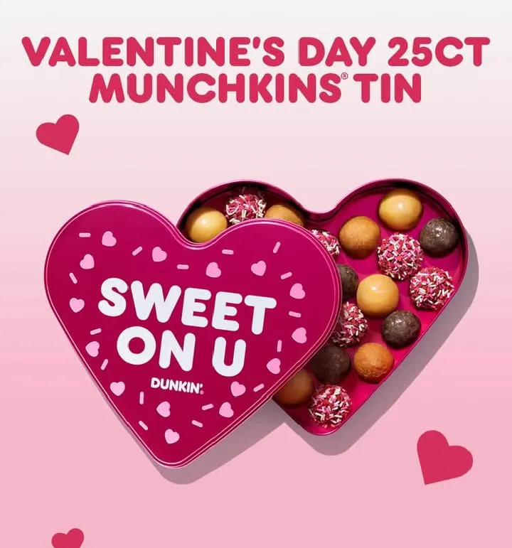 NEW: Valentine's Day Munchkins Tins