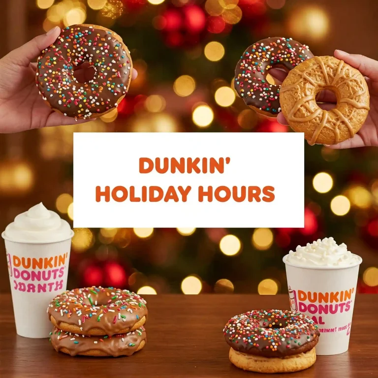 Dunkin Donuts Holiday Hours - Easter & Christmas Day 1 Dunkin Donuts Holiday Hours